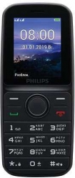 Мобильный телефон Philips E109 Xenium черный моноблок 2Sim 1.77 128x160 GSM900/1800 MP3 FM microSD max16Gb