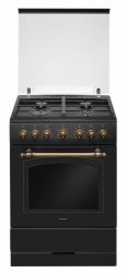 Плита Комбинированная Hansa FCMA68109 черный