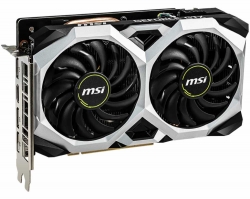Видеокарта MSI PCI-E GTX 1660 VENTUS XS 6G OC nVidia GeForce GTX 1660 6144Mb 192bit GDDR5 1530/8000/HDMIx1/DPx3/HDCP Ret