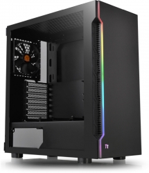 Корпус Thermaltake H200 TG черный без БП ATX 4x120mm 2xUSB3.0 audio bott PSU