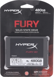 Накопитель SSD Kingston 480Gb KC-S44480-6F Fury 3D