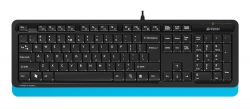 Клавиатура A4Tech Fstyler FK10 черный/синий