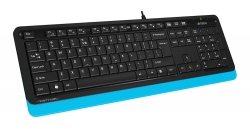 Клавиатура A4Tech Fstyler FK10 черный/синий