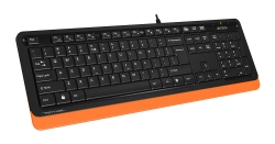 Клавиатура A4Tech Fstyler FK10 черный/оранжевый