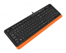 Клавиатура A4Tech Fstyler FK10 черный/оранжевый