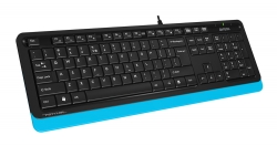 Клавиатура + мышь A4Tech Fstyler F1010 черный/синий