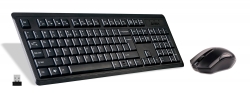 Клавиатура + мышь A4Tech V-Track 4200N черный беспроводная