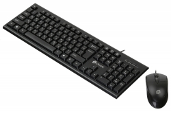 Клавиатура + мышь Oklick 640M черный