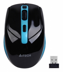 Мышь A4Tech G11-590FX черный/синий беспроводная