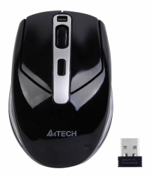 Мышь A4 G11-590FX-1 черный/серебристый беспроводная