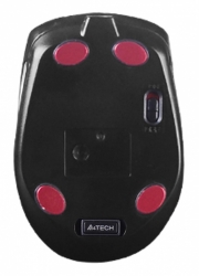 Мышь A4 G11-590FX-1 черный/серебристый беспроводная