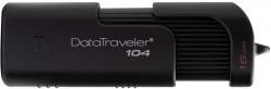 Флеш Диск Kingston 16Gb DT 104 DT104/16GB USB2.0 черный
