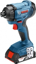 Гайковерт ударный Bosch GDR 180-LI аккум. патрон:держатель бит 1/4 