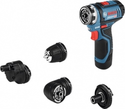 Дрель-шуруповерт Bosch GSR 12V-15 FC аккум. патрон:быстрозажимной (кейс в комплекте)