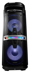 Минисистема Hyundai H-MC280 черный 500Вт/FM/USB/BT/SD/MMC/MS