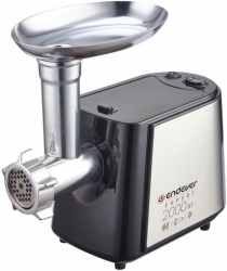 Мясорубка Endever Sigma 55 серебристый/черный