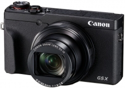 Фотоаппарат Canon PowerShot G5 X Mark II черный 20.1Mpix Zoom5x 3 4K SDXC/SD/SDHC CMOS IS opt 5minF rotLCD TouLCD VF 5.9fr/s RAW 60fr/s HDMI/WiFi/NB-1