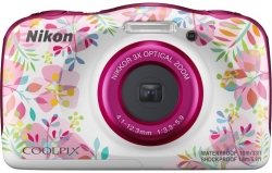 Фотоаппарат Nikon CoolPix W150 цветы 13.2Mpix Zoom3x 2.7 1080p 21Mb SDXC/SD/SDHC CMOS 1x3.1 5minF HDMI/KPr/DPr/WPr/FPr/WiFi/EN-EL19