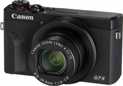 Фотоаппарат Canon PowerShot G7 X MARKIII черный 20.1Mpix Zoom4.2x 3 4K SDXC/SD/SDHC CMOS IS opt 5minF rotLCD TouLCD VF 4.4fr/s RAW 60fr/s HDMI/WiFi/NB