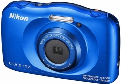 Фотоаппарат Nikon CoolPix W150 синий 13.2Mpix Zoom3x 2.7 1080p 21Mb SDXC CMOS 1x3.1 5minF HDMI/KPr/DPr/WPr/FPr/WiFi/EN-EL19