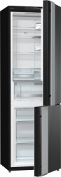 Холодильник Gorenje NRK612ORAB черный/серебристый