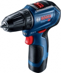 Дрель-шуруповерт Bosch GSR 12V-30 аккум. патрон:быстрозажимной (кейс в комплекте)