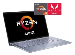 Ноутбук Asus VivoBook UM431DA-AM010T Ryzen 5 3500U/8Gb/SSD256Gb/AMD Radeon Vega 8/14 /IPS/FHD (1920x1080)/Windows 10/metall/WiFi/BT/Cam/Bag