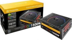 Блок питания Thermaltake ATX 1500W Toughpower DPS G RGB 80+ titanium (24+4+4pin) APFC 140mm fan color 12xSATA Cab Manag RTL