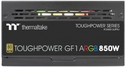 Блок питания Thermaltake ATX 850W Toughpower GF1 ARGB 80+ gold (24+4+4pin) APFC 140mm fan color LED 12xSATA Cab Manag RTL