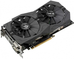 Видеокарта Asus PCI-E ROG-STRIX-RX570-O8G-GAMING AMD Radeon RX 570 8192Mb 256bit GDDR5 1168/7000 DVIx2/HDMIx1/DPx1/HDCP Ret