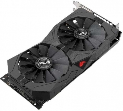 Видеокарта Asus PCI-E ROG-STRIX-RX570-O8G-GAMING AMD Radeon RX 570 8192Mb 256bit GDDR5 1168/7000 DVIx2/HDMIx1/DPx1/HDCP Ret