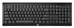 Клавиатура HP K2500 черный USB беспроводная Multimedia