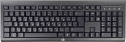 Клавиатура HP K2500 черный USB беспроводная Multimedia