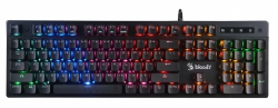 Клавиатура A4 Bloody B500N черный USB for gamer LED