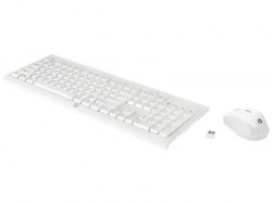 Клавиатура + мышь HP C2710 белый беспроводная