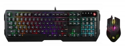 Клавиатура + мышь A4 Bloody Q1300 (Q135 Neon + Q50) черный