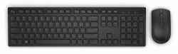Клавиатура + мышь Dell KM636 черный беспроводная