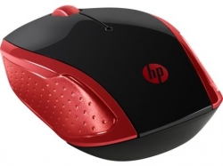 Мышь HP 200 Emprs красный беспроводная
