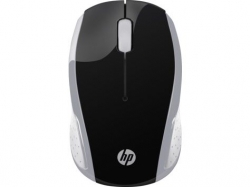 Мышь HP 200 Pk серебристый оптическая (1000dpi) беспроводная USB для ноутбука (2but)