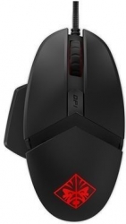 Мышь HP Omen Reactor черный/красный проводная