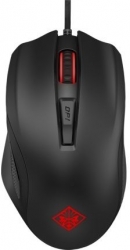 Мышь HP Omen 600 черный/красный оптическая проводная