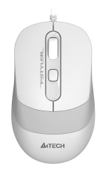 Мышь A4Tech Fstyler FM10 белый/серый проводная