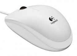 Мышь Logitech B100 белый проводная