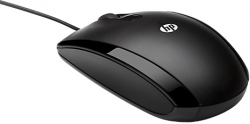 Мышь HP X500 черный проводная