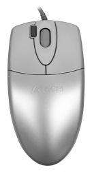 Мышь A4Tech OP-620D серебристый проводная