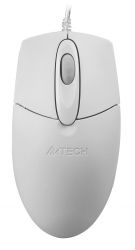 Мышь A4Tech OP-720 белый проводная