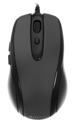 Мышь A4Tech N-708X-1 серый проводная