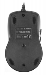 Мышь A4Tech N-70FX черный проводная