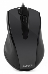 Мышь A4Tech N-500FS черный проводная