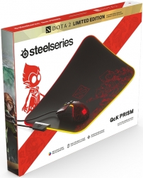 Коврик для мыши Steelseries QcK Prism Cloth Dota 2 Editiion рисунок/черный